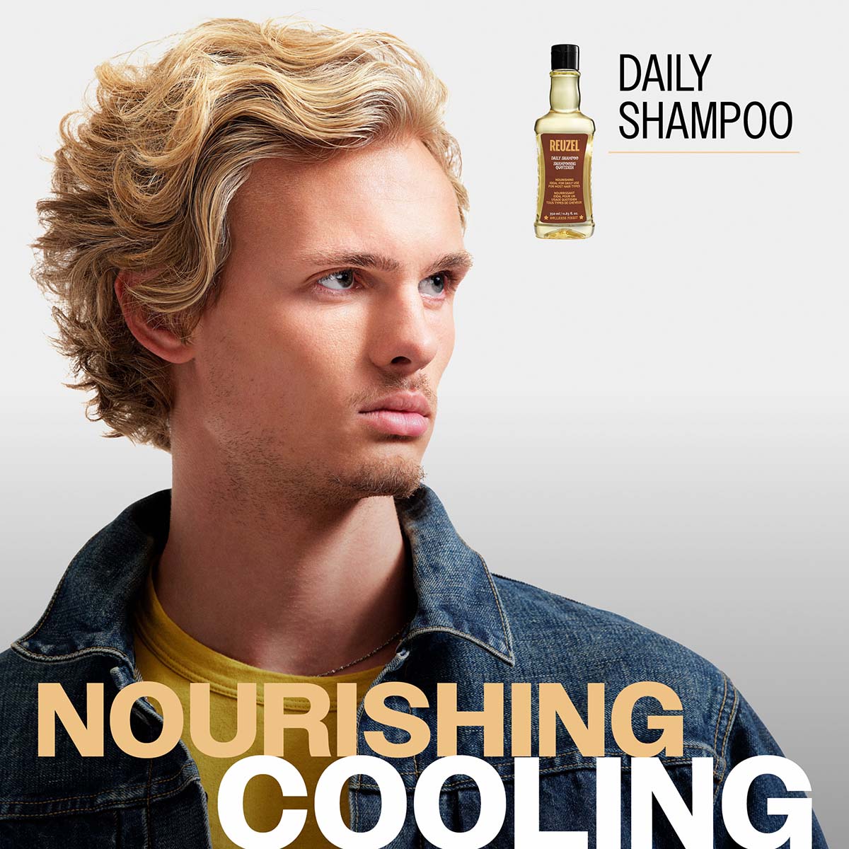 Reuzel Daily Shampoo - Cleanses, Moisturizes & Stimulates for All Hair Types