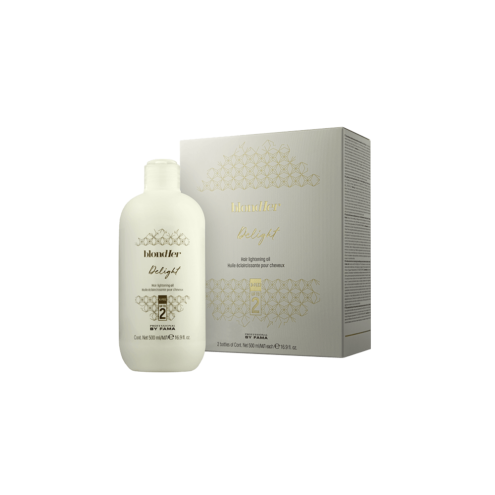 Professional by Fama Blondher Delight Hair Lightening Oil 2x500ml | Professional By Fama | ProHair.ca