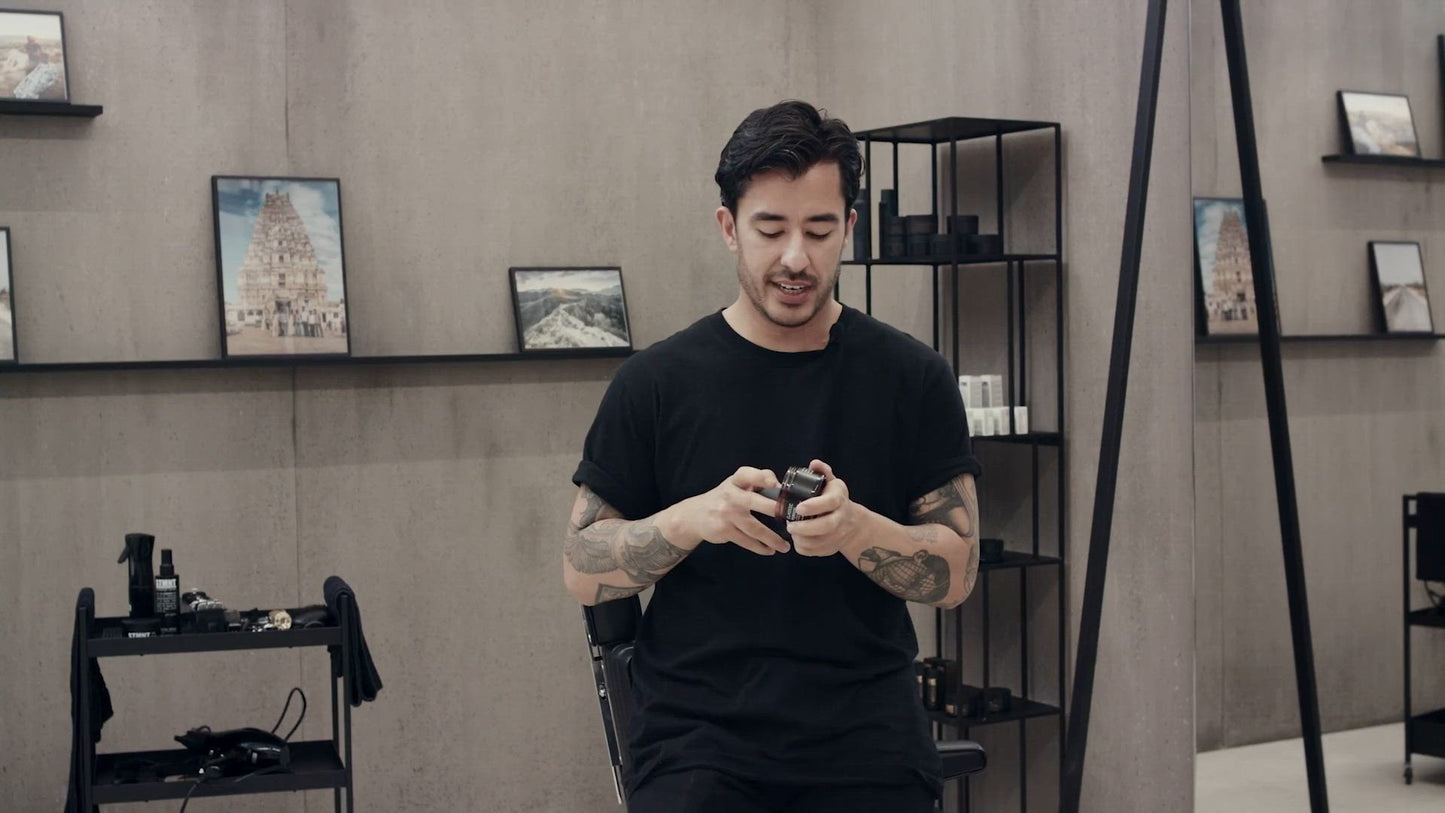 STMNT Classic Pomade 100ml — in the barbershop, official brand imagery