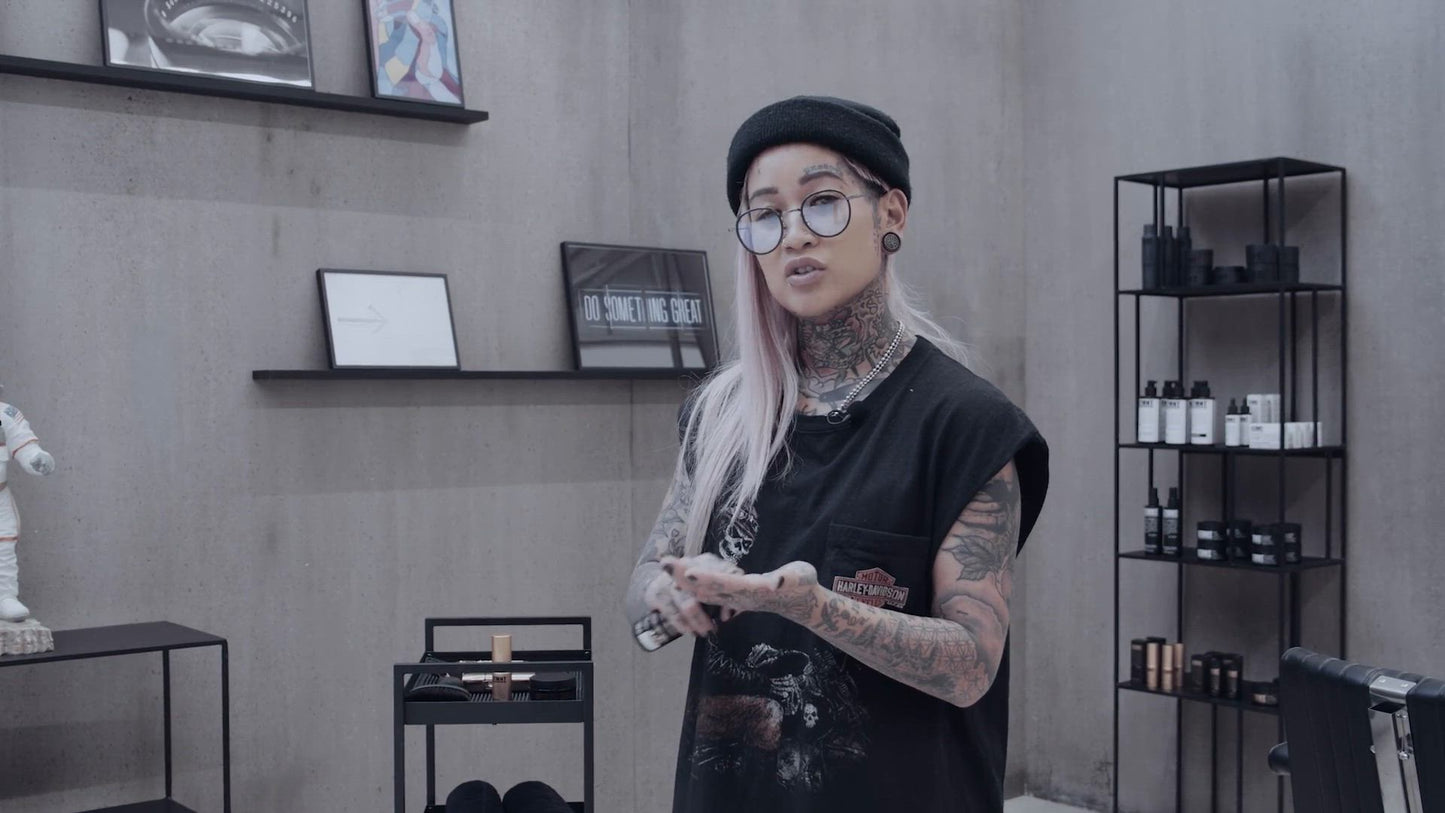 STMNT Wax Powder 15g — in the barbershop, official brand imagery