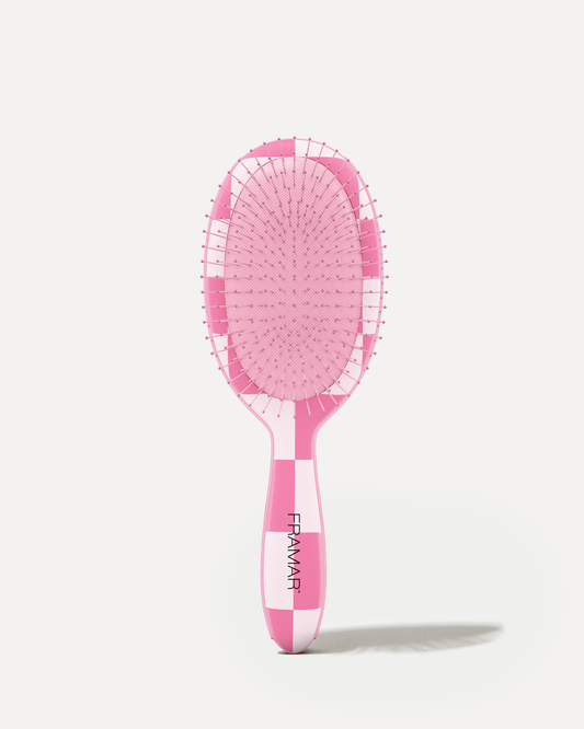 Framar Checked Out Pink - Detangle Brush