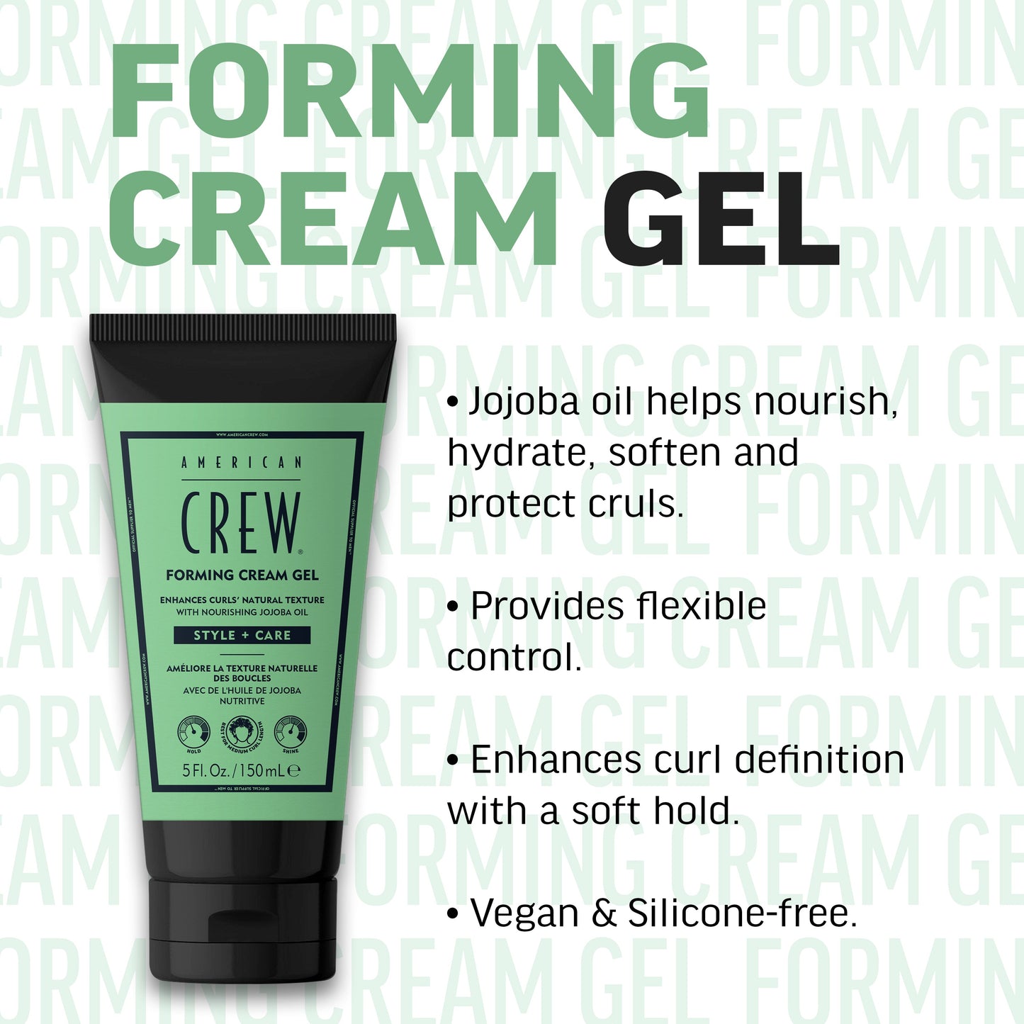 American Crew Forming Cream Gel key benefits