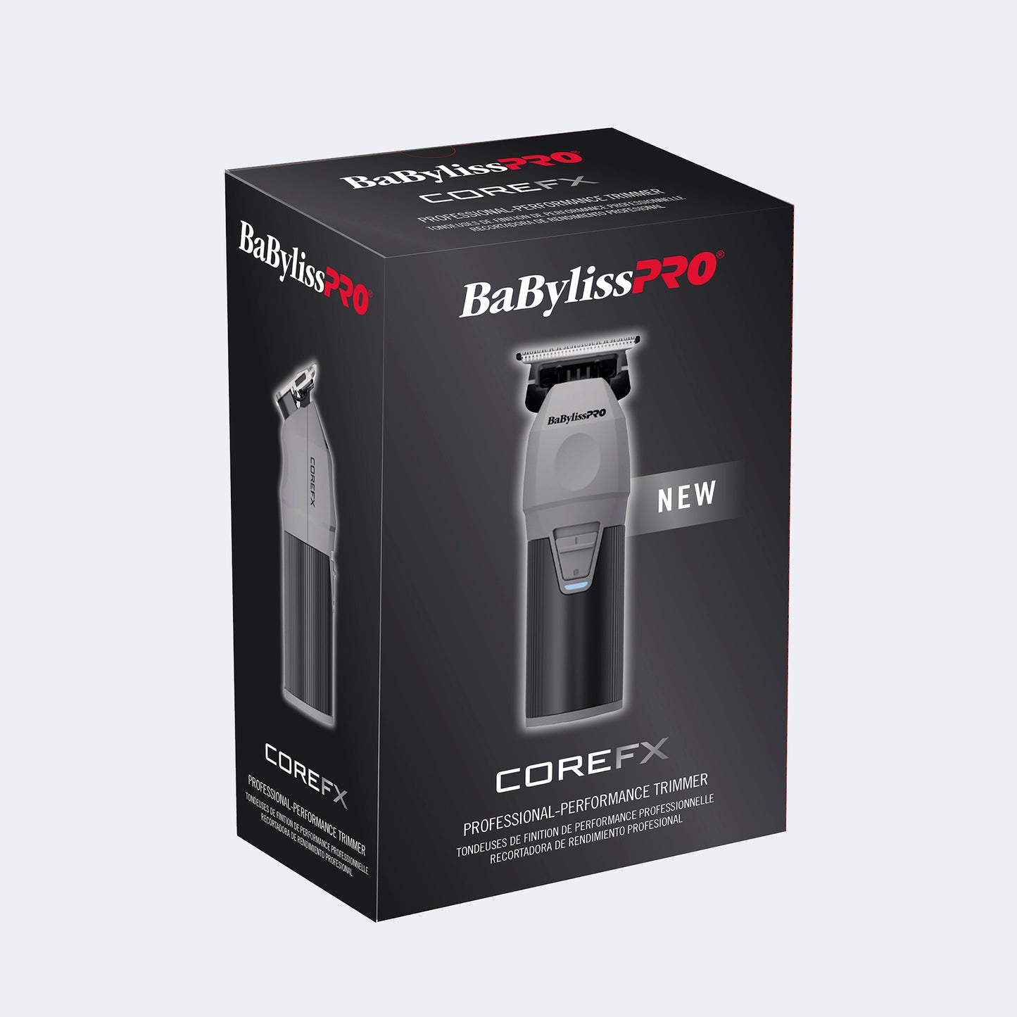 BaBylissPRO COREFX Professional-Performance Trimmer – Stainless T-Blade, USB-C