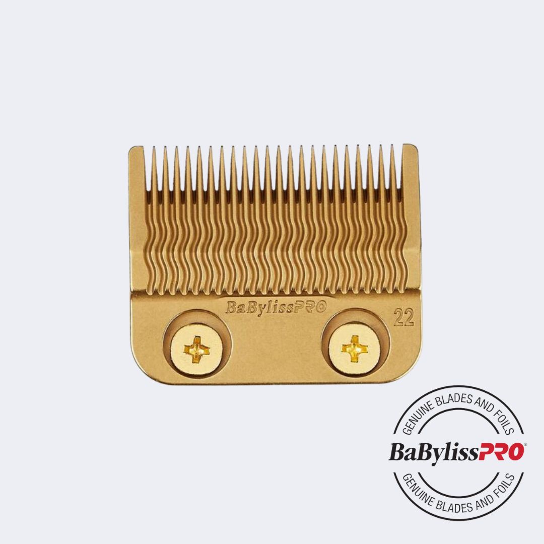 BaBylissPRO – Gold Titanium Metal-Injection Molded (MIM) Precision Fade Blade