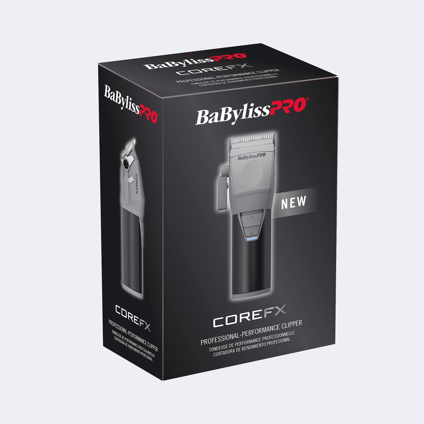 BaBylissPRO COREFX Professional-Performance Clipper – Stainless Taper Blade, USB-C