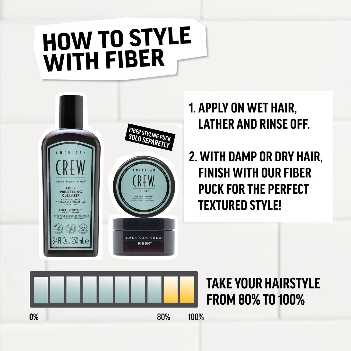 How to style with Fiber Pre-Styling Shampoo