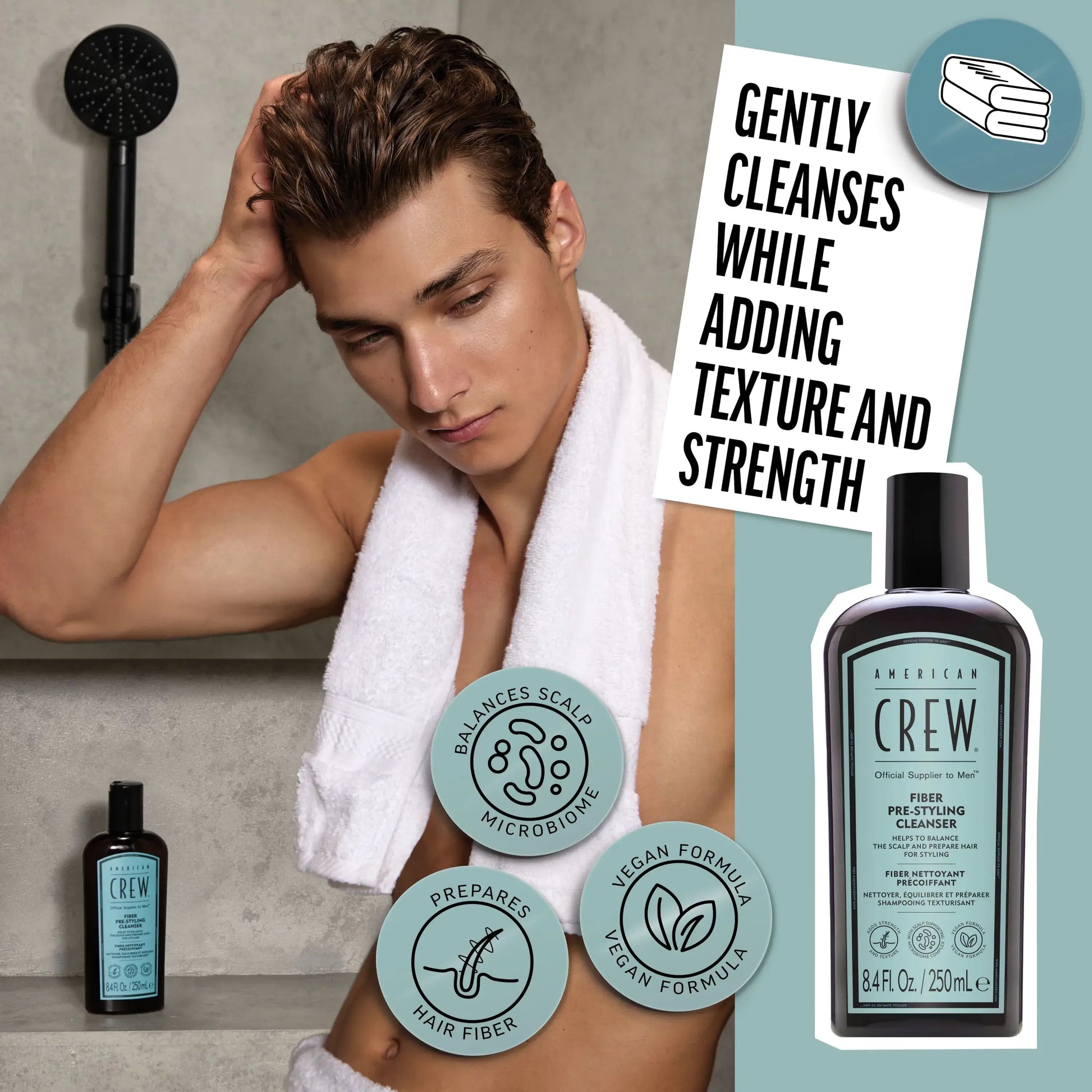 Fiber Pre-Styling Shampoo key benefit