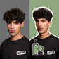 Forming Cream Pre-Styling Shampoo before and after