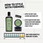 How to style with Forming Cream Pre-Styling Shampoo
