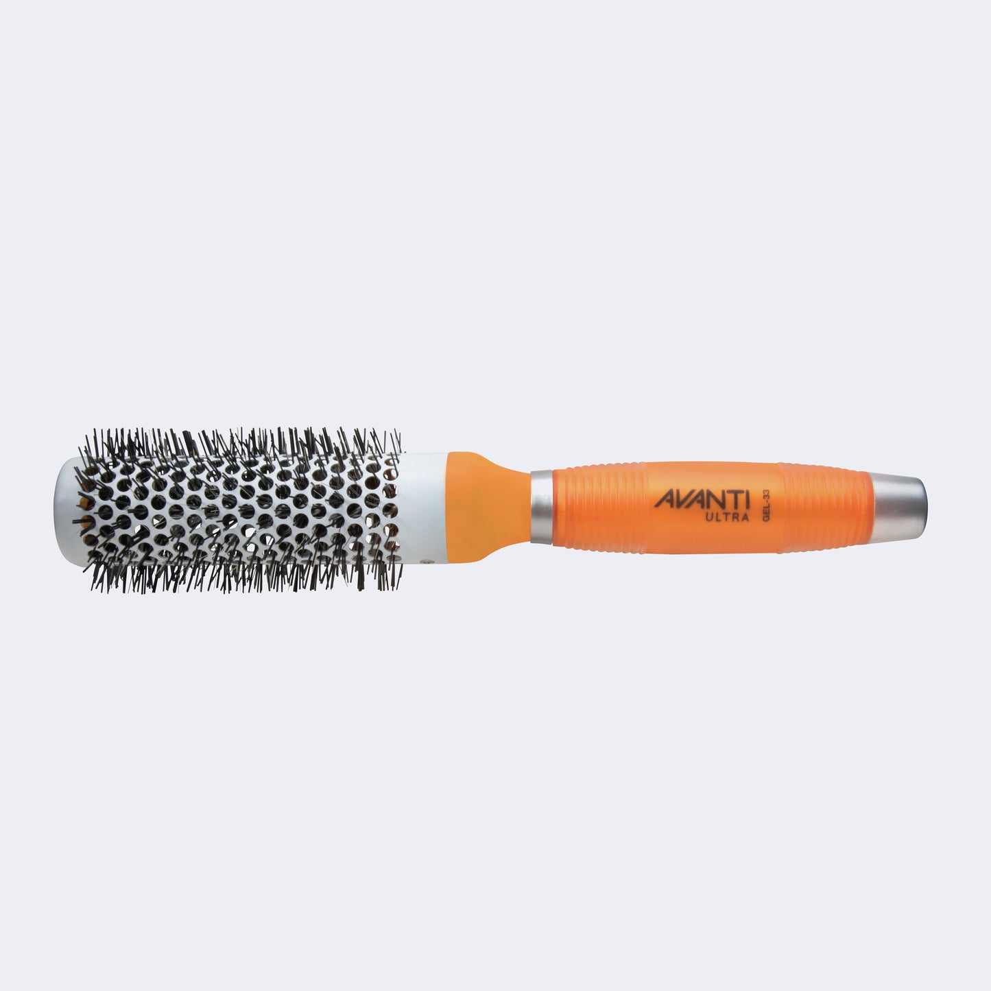 Avanti Ultra 25mm Ceramic Thermal Round Brush with Gel Handle – Vented Barrel / Brosse ronde thermique Avanti Ultra en céramique de 25 mm avec poignée en gel – Cylindre ventilé