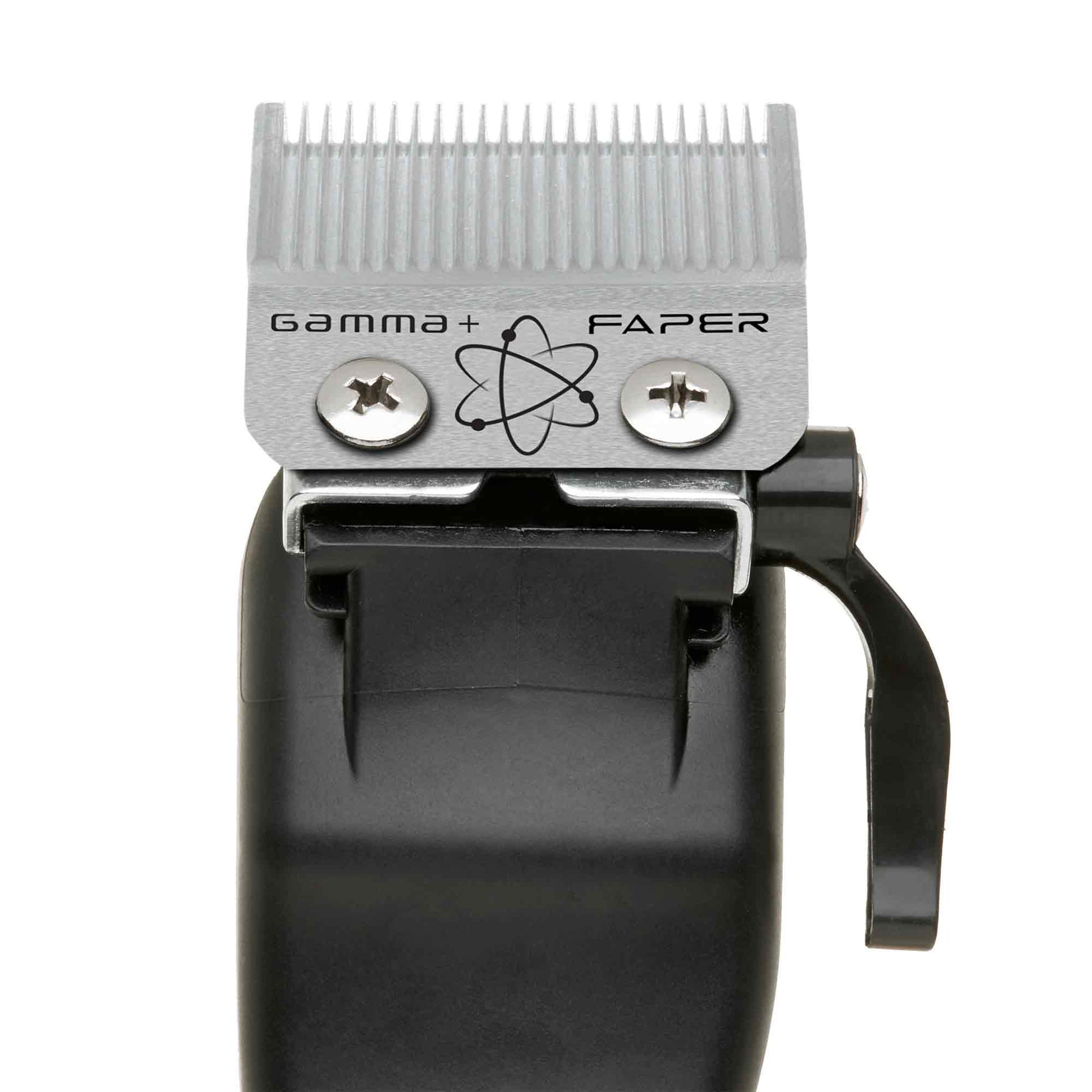 Gamma+ Stainless Steel Faper Clipper Blade & Slim Deep Tooth Cutter – Professional