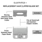 Gamma+ Stainless Steel Faper Clipper Blade & Slim Deep Tooth Cutter – Professional