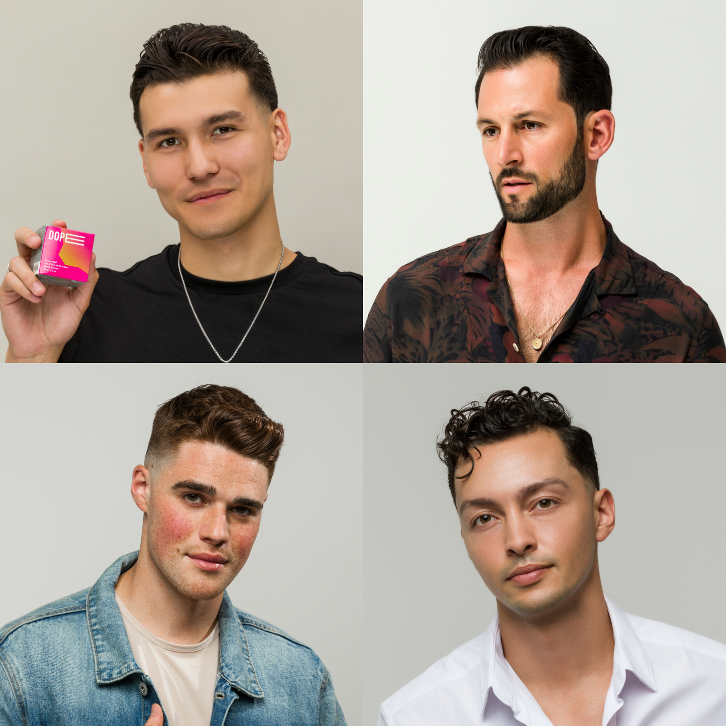 Johnny B Dope Texture Gel — brand gallery of styled looks