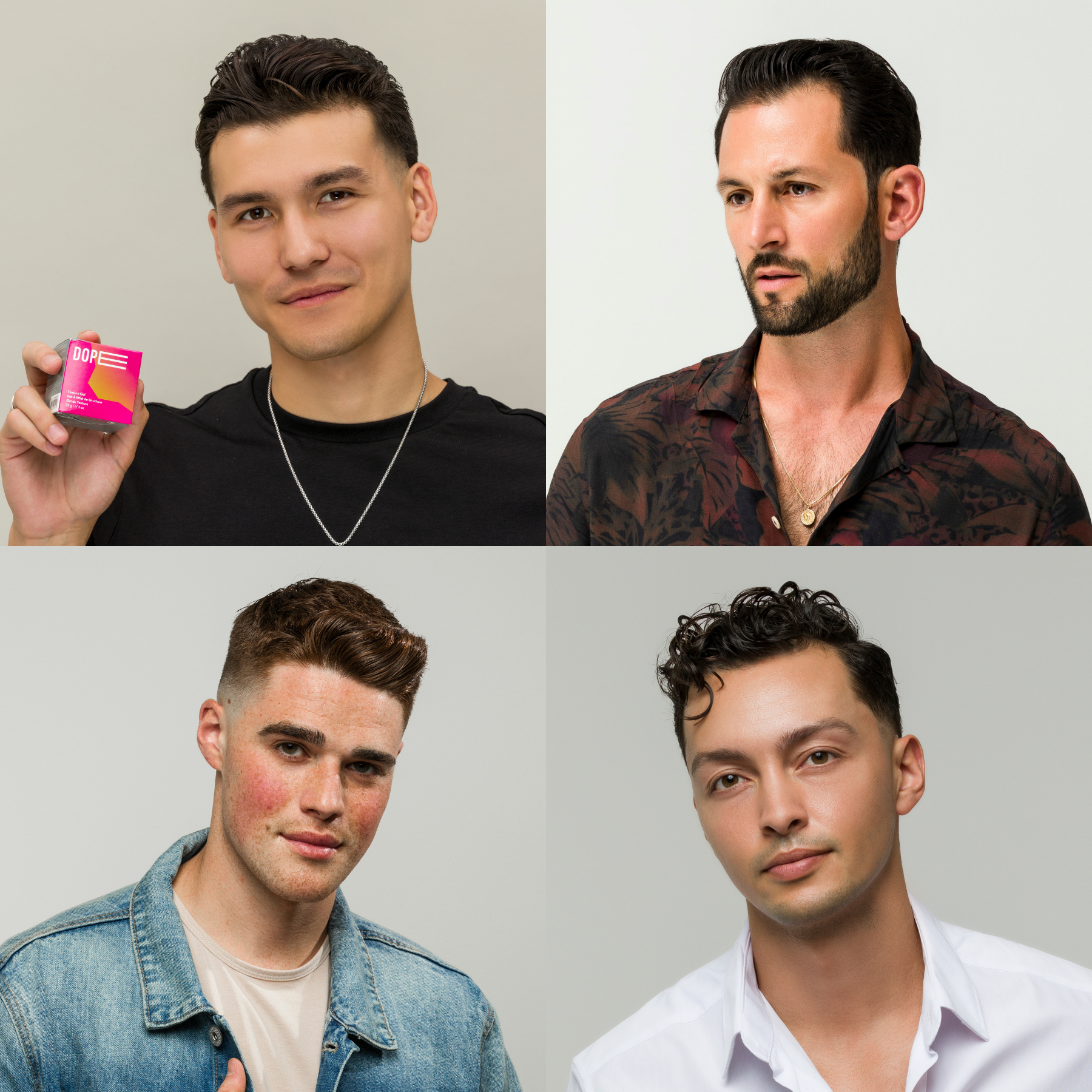 Johnny B Dope Texture Gel — brand gallery of styled looks
