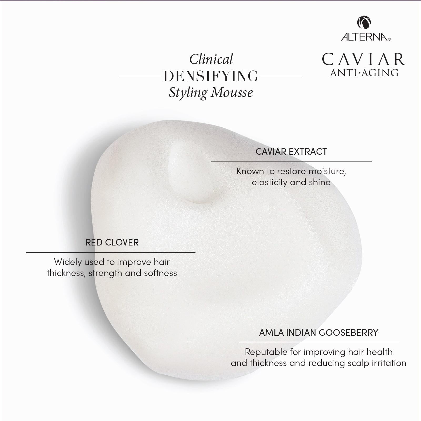 Alterna Caviar Clinical Densifying Styling Mousse – current texture image