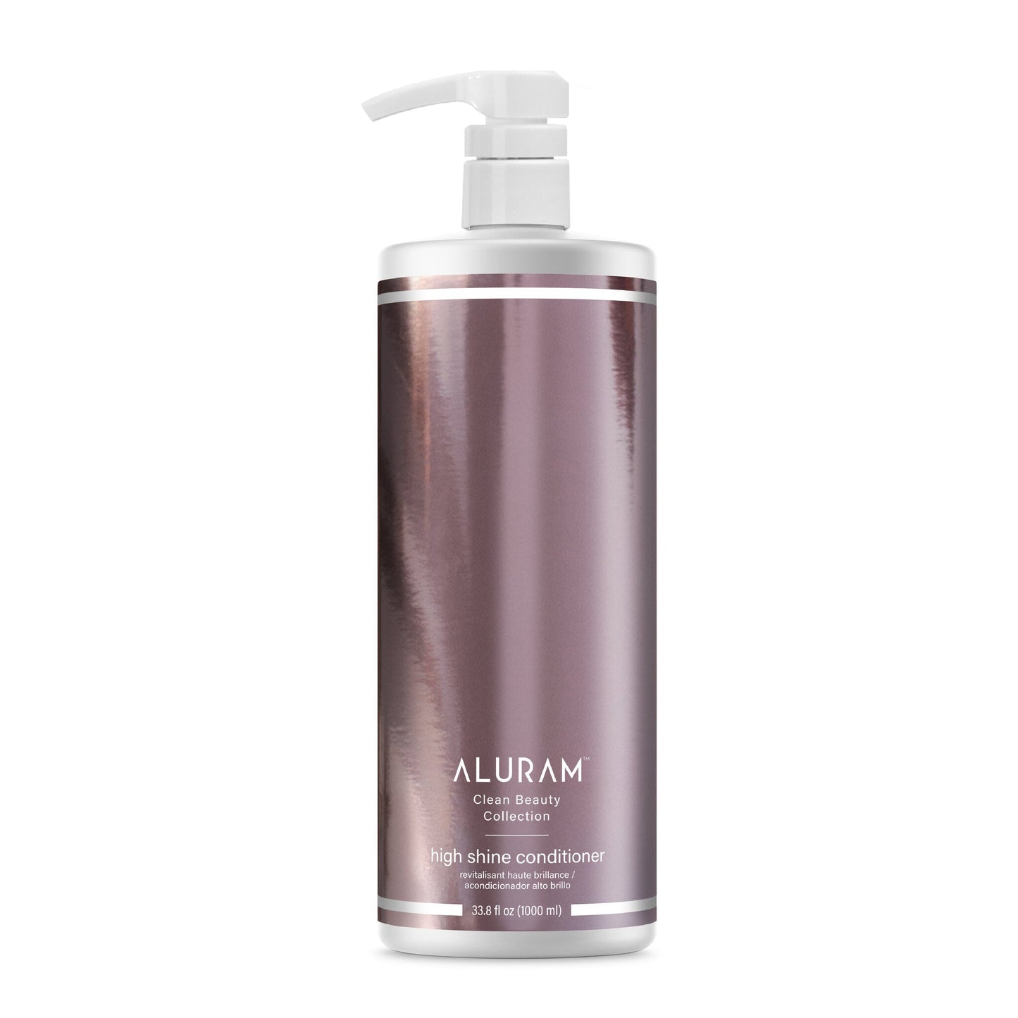 Aluram High Shine Conditioner — 1 L (33.8 oz) salon size bottle, front label