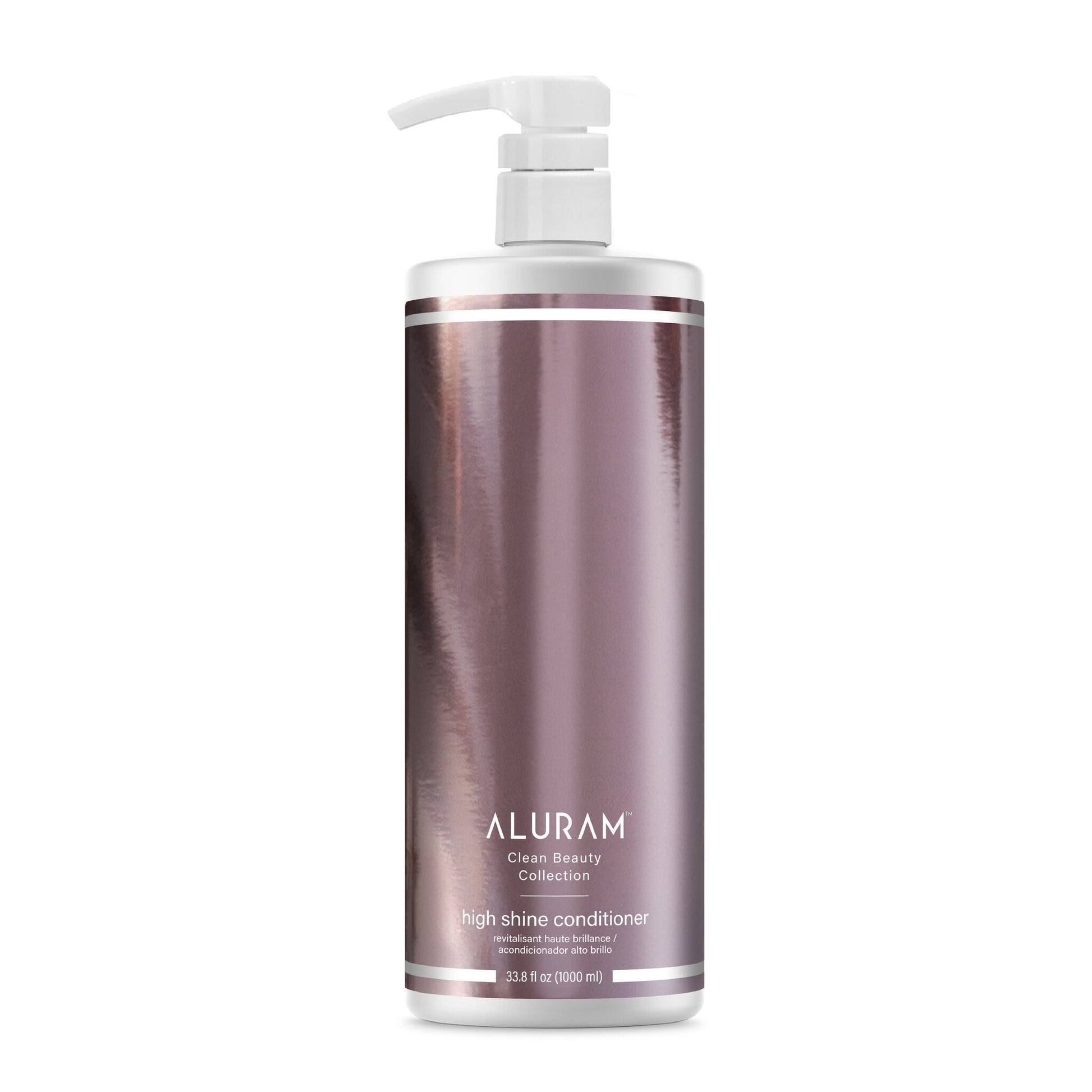 Aluram High Shine Conditioner — 1 L (33.8 oz) salon size bottle, front label
