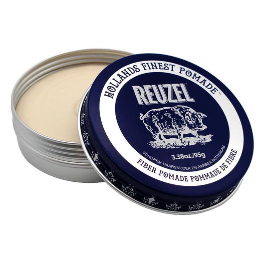 Reuzel Fiber Pomade - Pliable Hold & Natural Finish for Textured Definition
