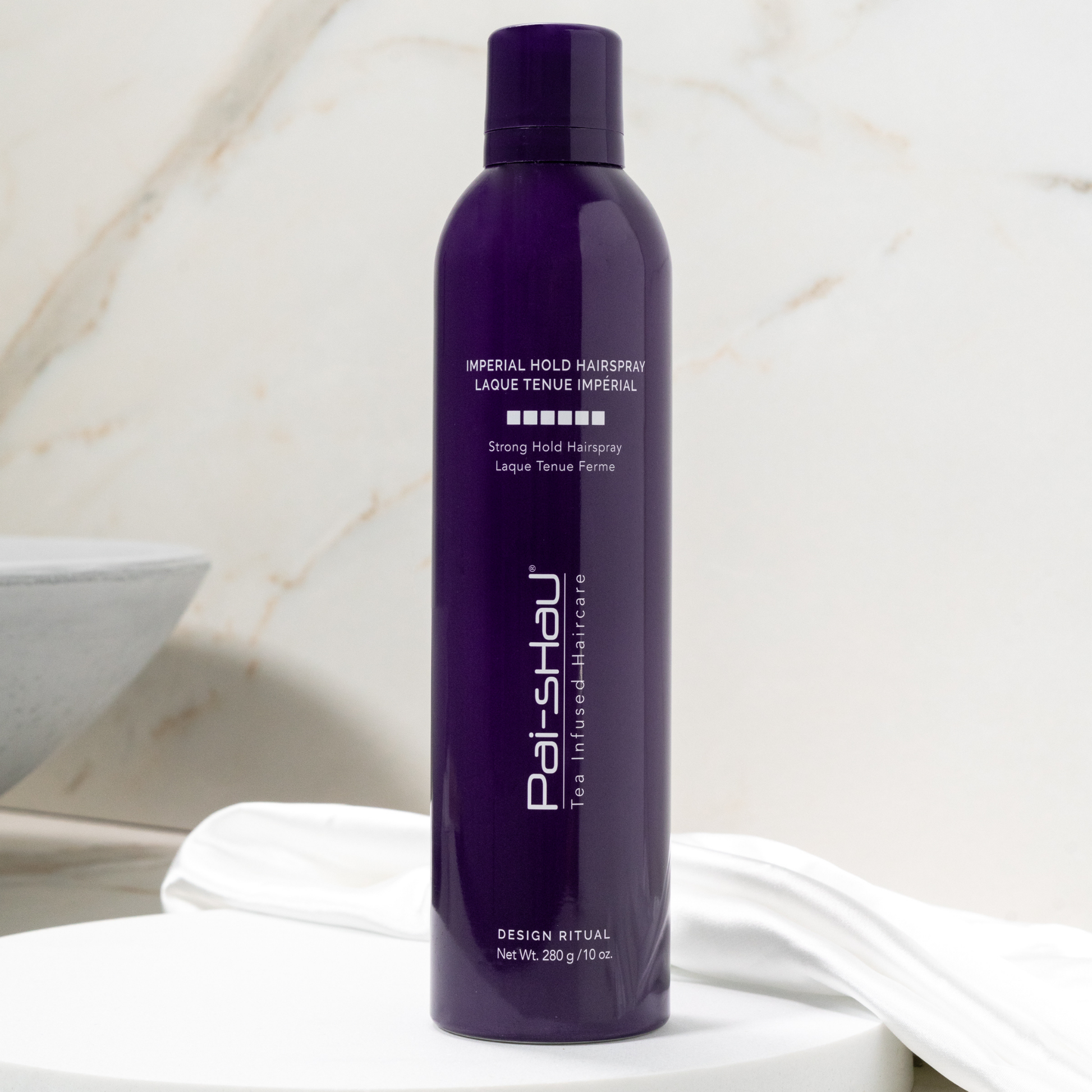 Pai-Shau - Imperial Hold Hairspray — Imperial Hold Hairspray 280 g can on marble