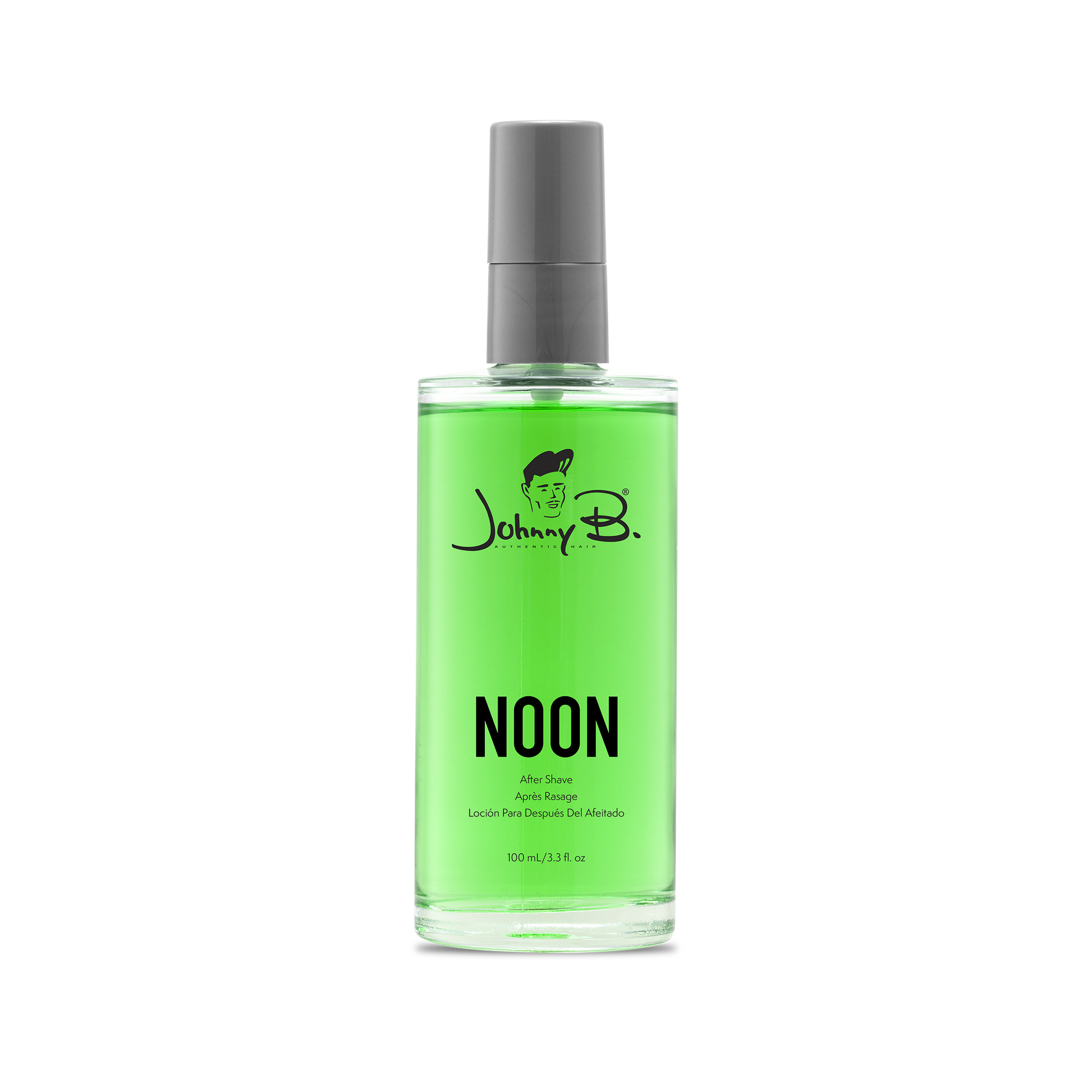 Johnny B After Shave Noon — current 100 ml spray bottle, front label, white background
