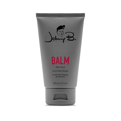 Johnny B After Shave Balm — 100 ml tube, front label, white background