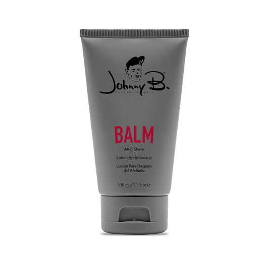 Johnny B After Shave Balm — 100 ml tube, front label, white background