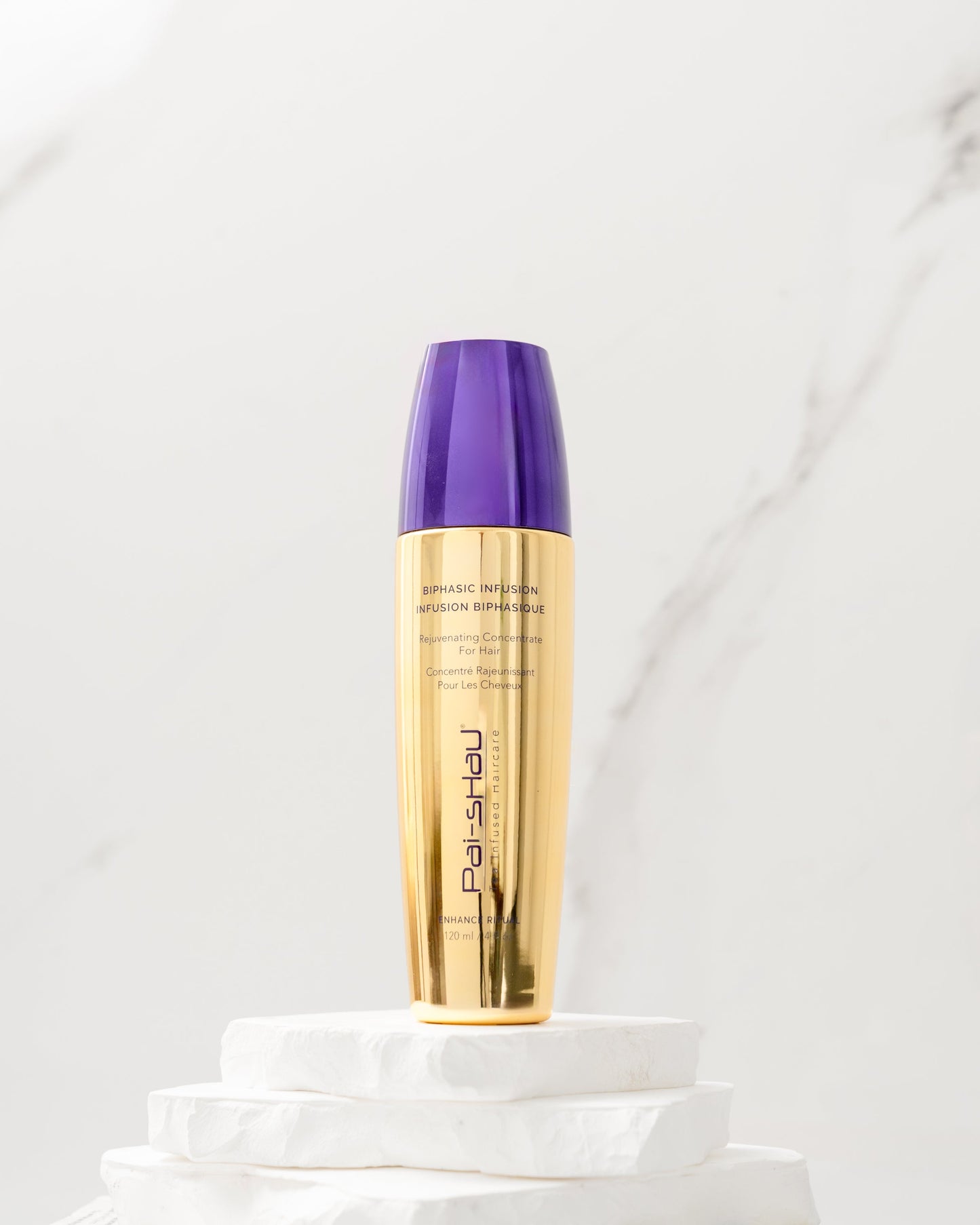 Pai-Shau Rejuvenating Concentrate Oil — Biphasic Infusion 120 ml bottle, editorial shot