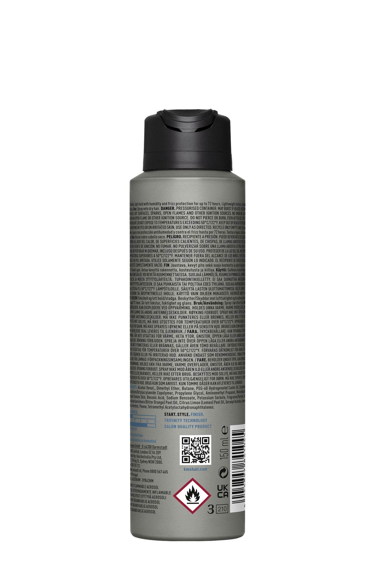 KMS HairStay Dry Oil Hairspray — official KMS product image 2