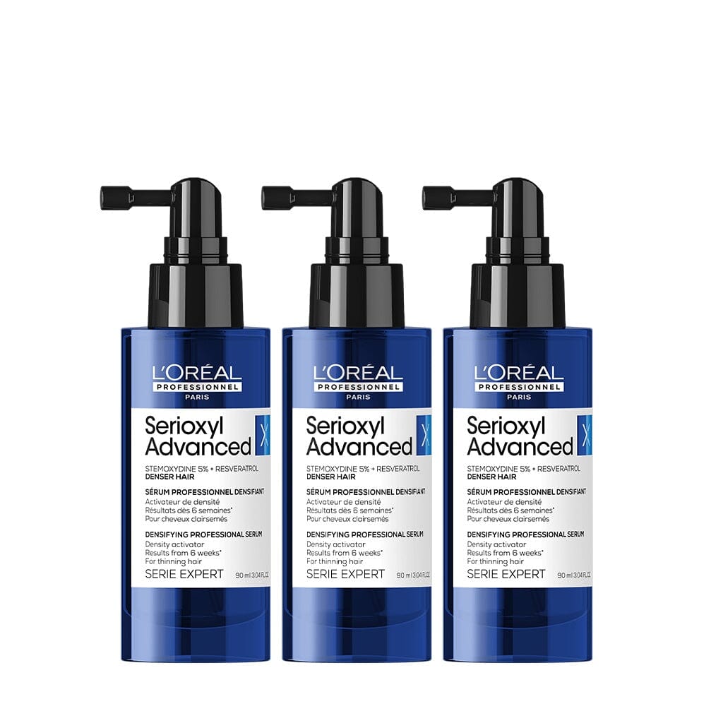 L'Oréal Professionnel Serioxyl Advanced Denser Hair Serum 3-Month Program Set of 3