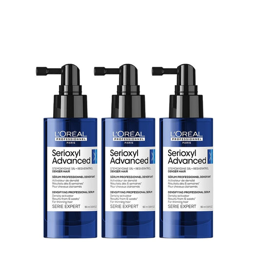 L'Oréal Professionnel Serioxyl Advanced Denser Hair Serum 3-Month Program Set of 3