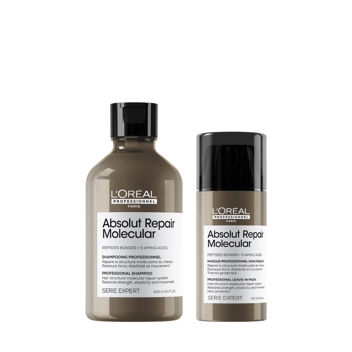 L'Oreal Serie Expert Absolut Repair Molecular Shampoo & Leave-in Mask Duo