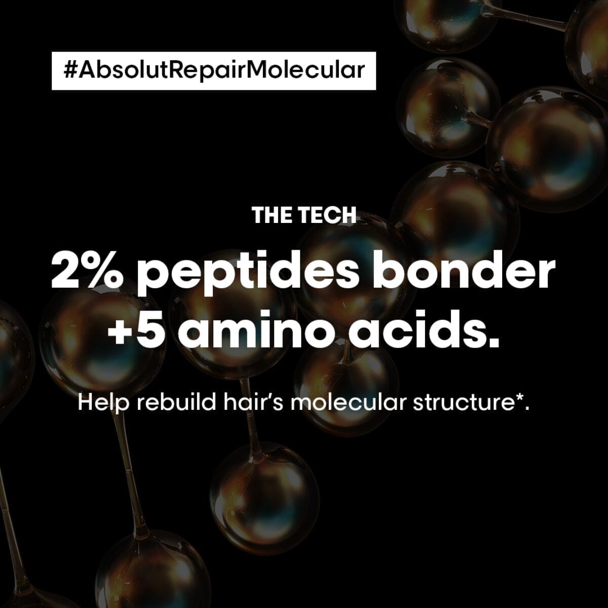 L'Oreal Serie Expert Absolut Repair Molecular Shampoo & Leave-in Mask Duo