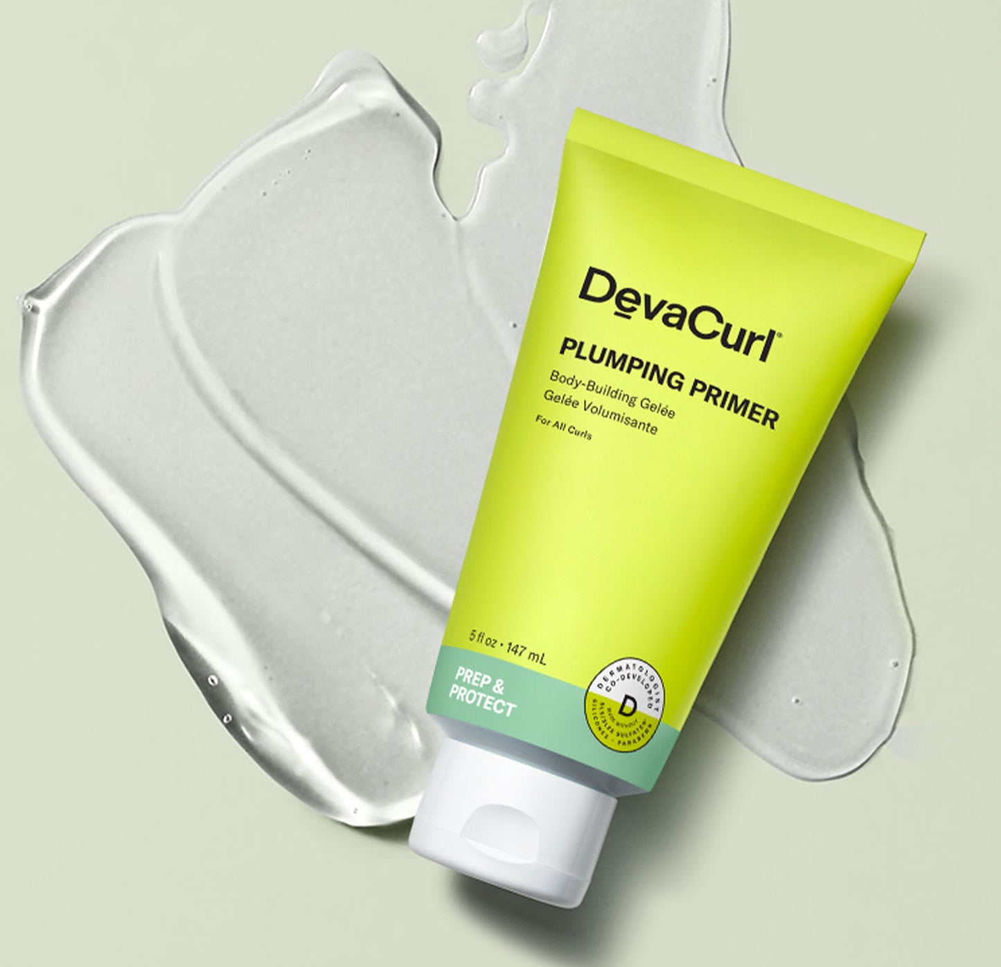 DevaCurl Plumping Primer Body-Building Gelée – Volume Prep for Fine Curls