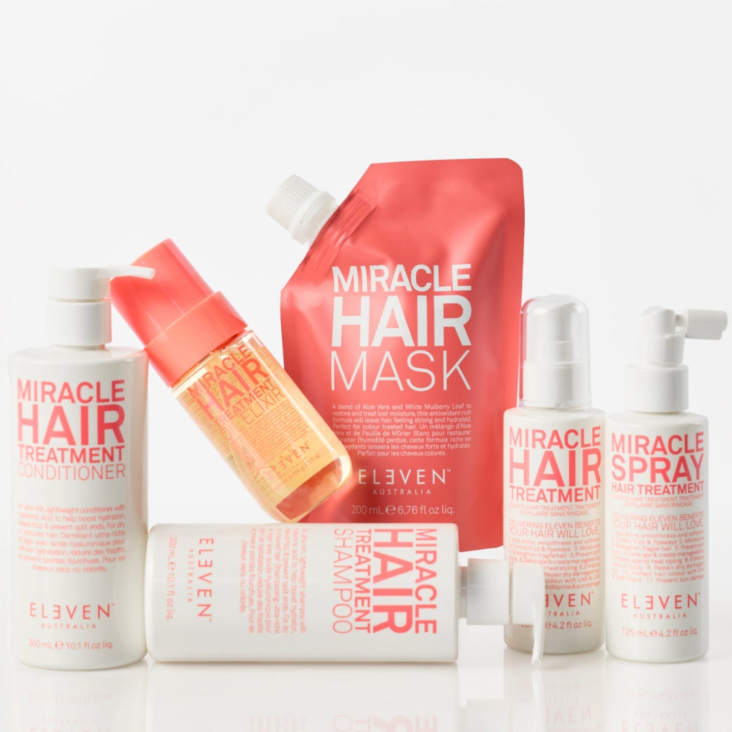 Eleven Australia Miracle Hair Treatment Shampoo & Conditioner Duo – 300 ml – official product image 4