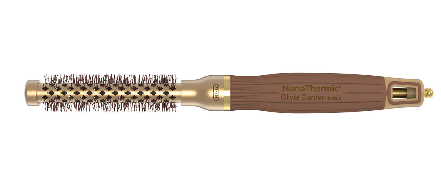 Olivia Garden NanoThermic Round Thermal Brush – 12 mm