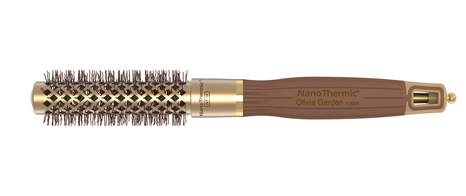 Olivia Garden NanoThermic Round Thermal Brush – 18 mm