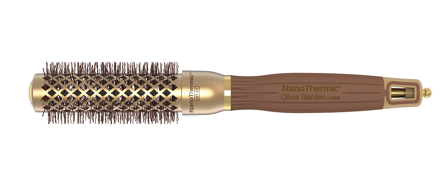 Olivia Garden NanoThermic Round Thermal Brush – 24 mm