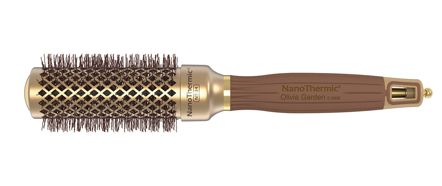 Olivia Garden NanoThermic Round Thermal Brush – 34 mm
