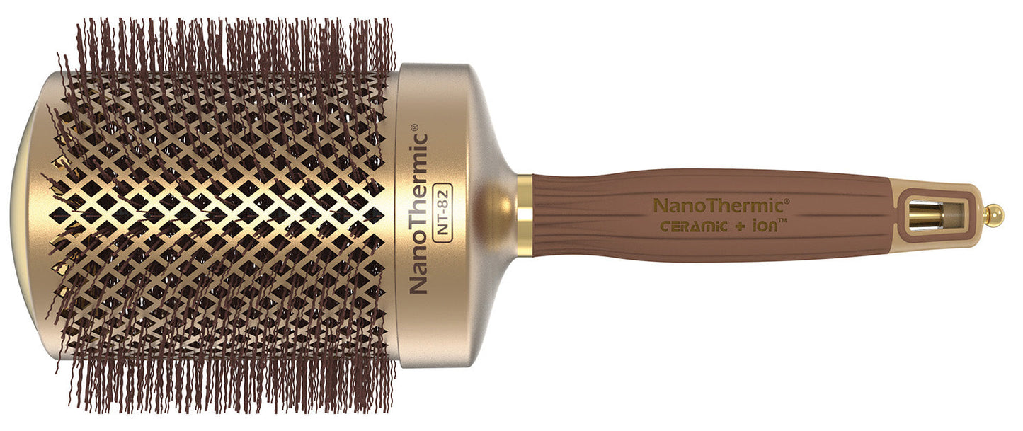 Olivia Garden NanoThermic Round Thermal Brush – 82 mm