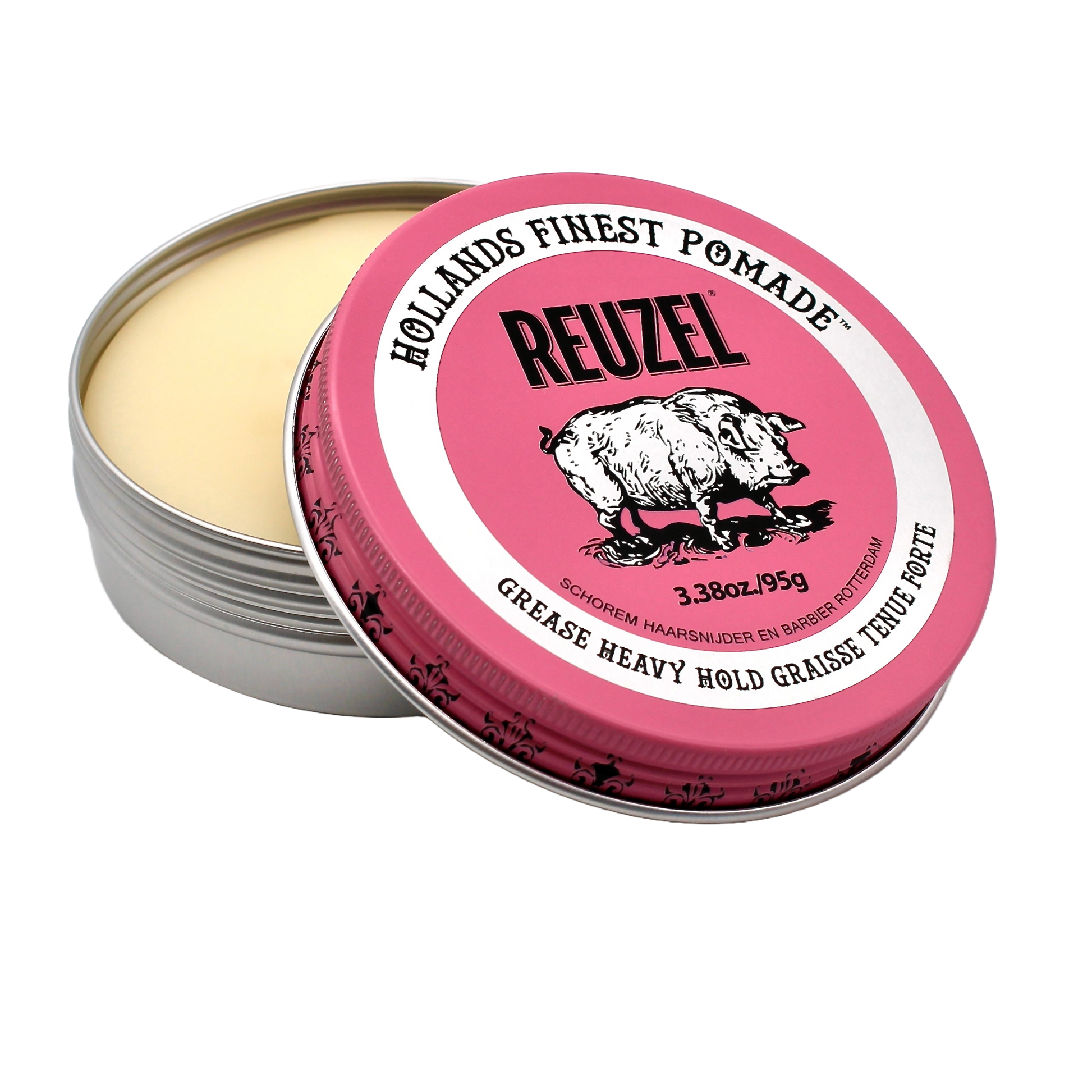 Reuzel Grease Pink Heavy Hold Pomade for Ultimate Style Control