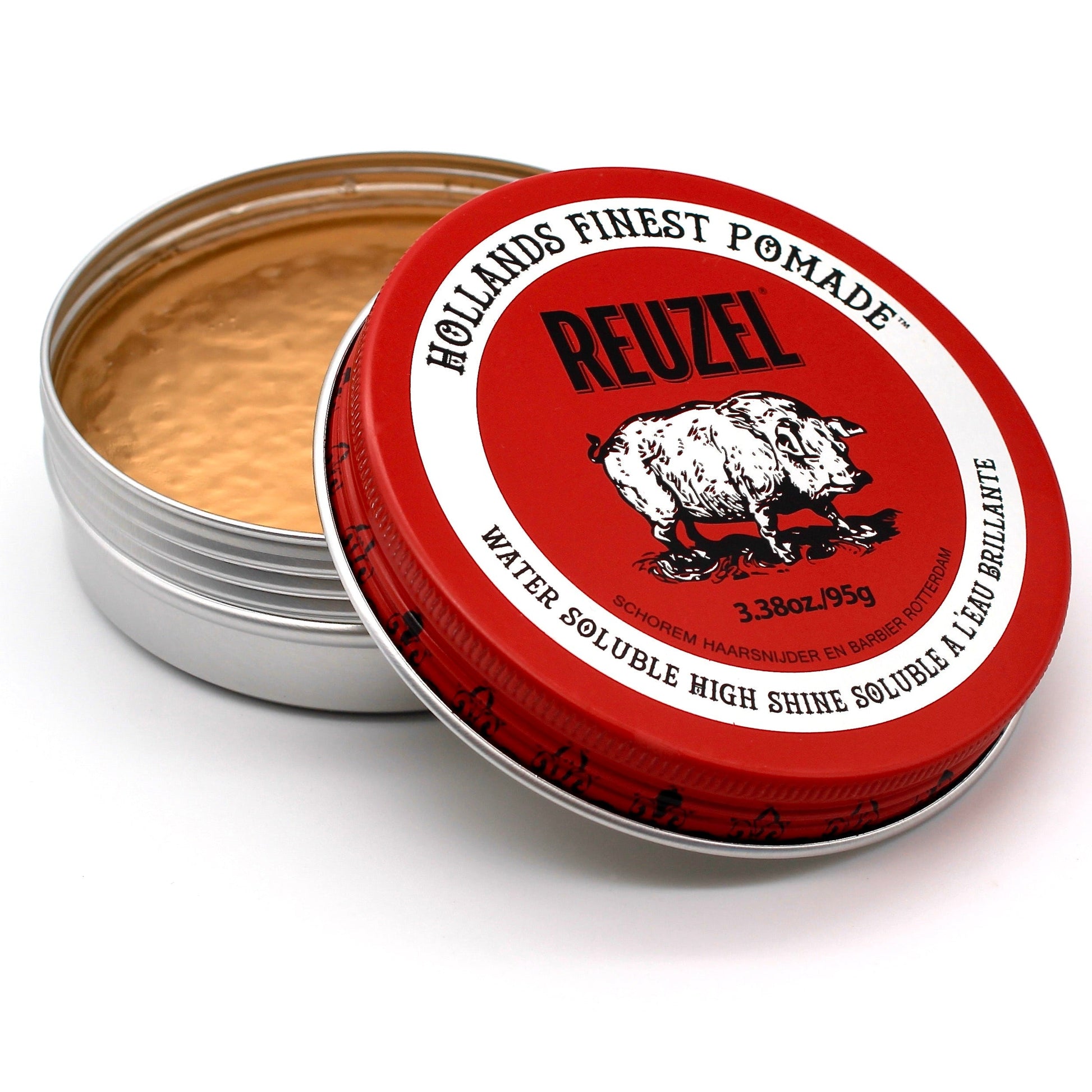 Reuzel Red High Sheen Pomade - Water Soluble with High Shine