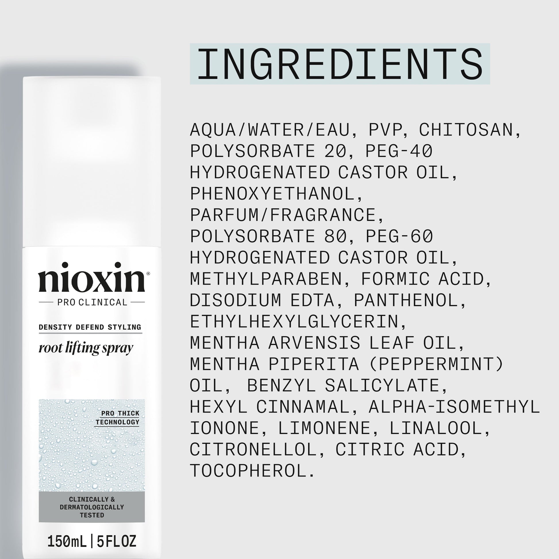 Nioxin Density Defend Root Lifting Spray – Targeted Root Lift for Thinning Hair