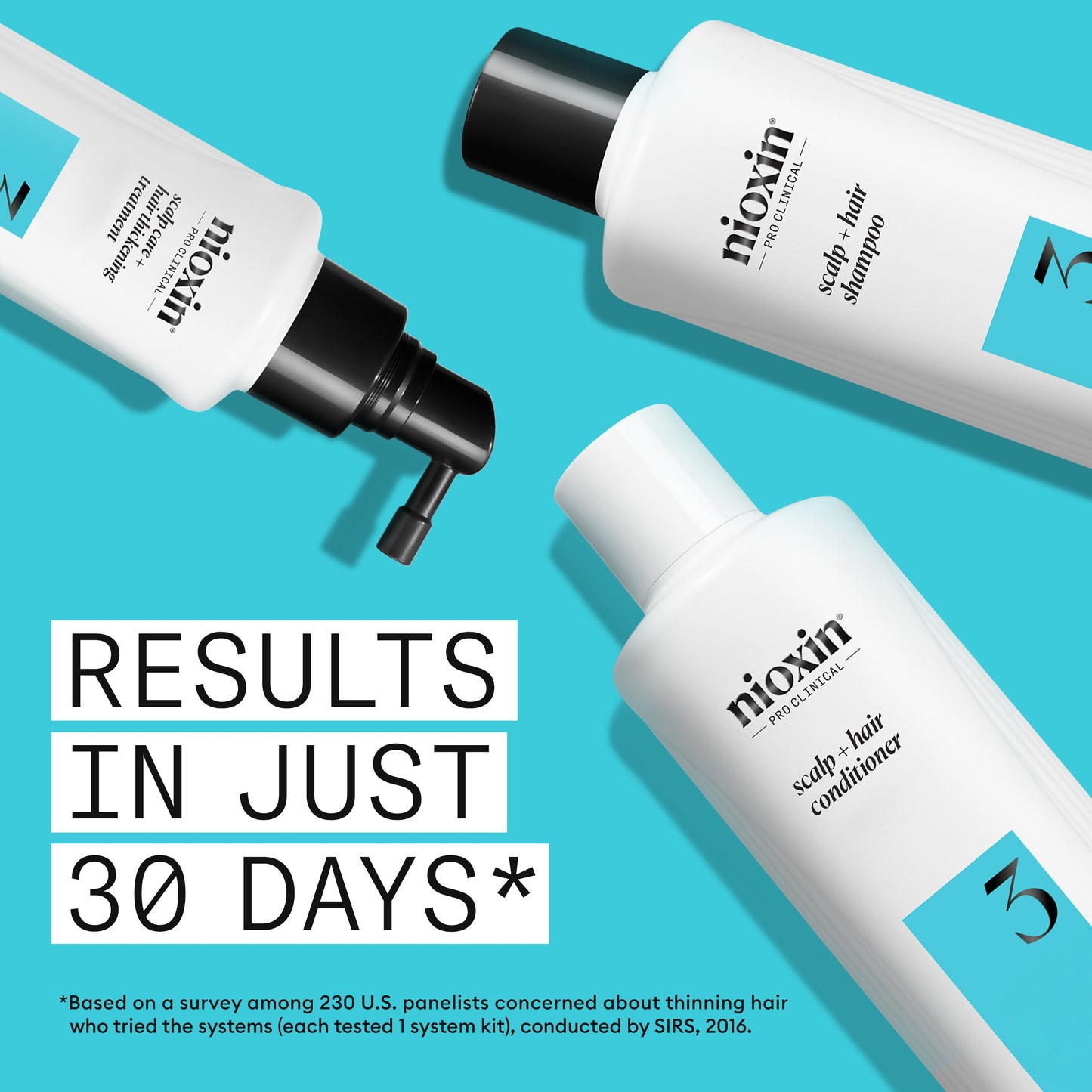 Nioxin System 3 Hair System Kit – 3-Step Thickening Regimen for Colour-Treated Hair