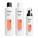 Nioxin System 4 Hair System Kit – 3-Step Thickening Regimen for Colour-Treated Hair