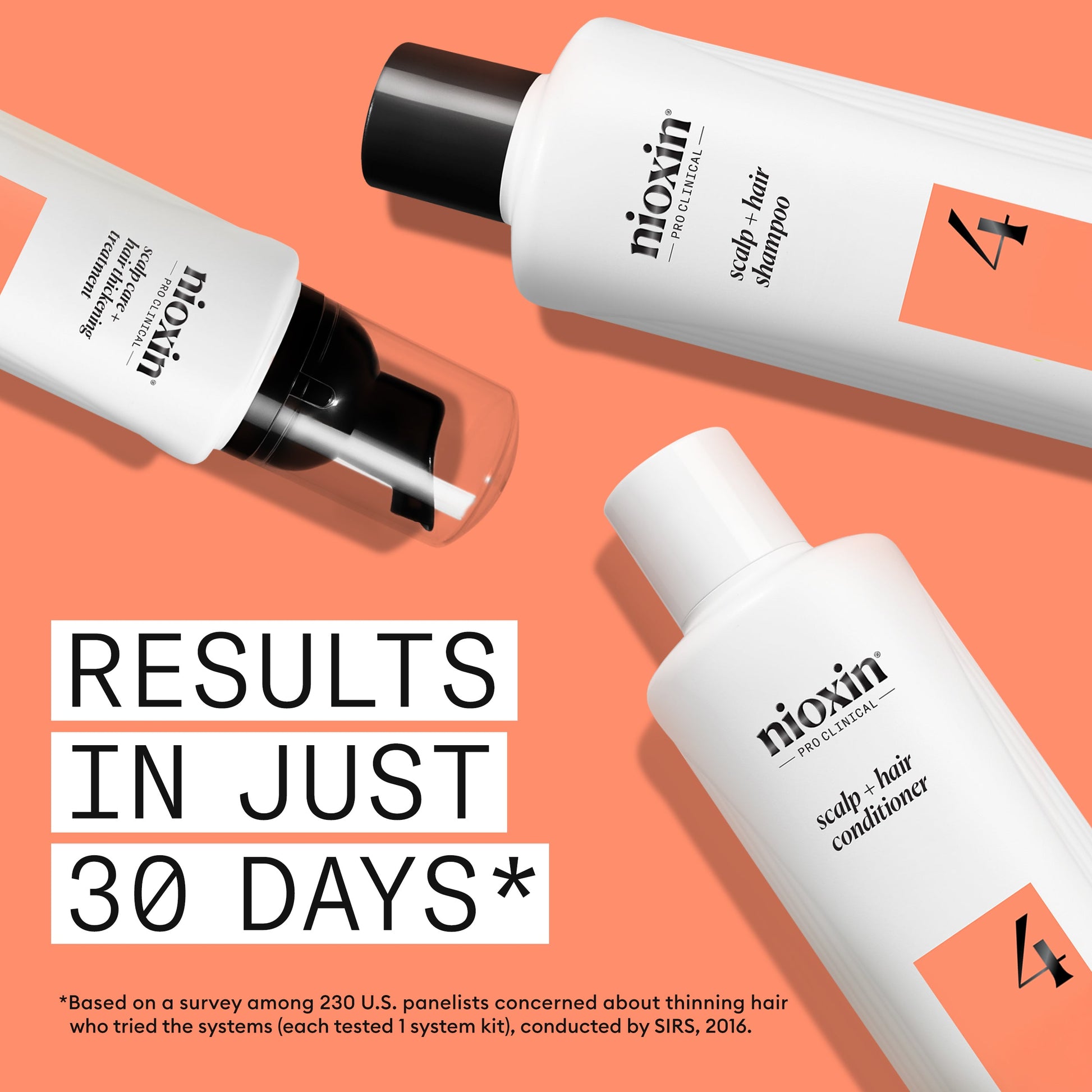 Nioxin System 4 Hair System Kit – 3-Step Thickening Regimen for Colour-Treated Hair
