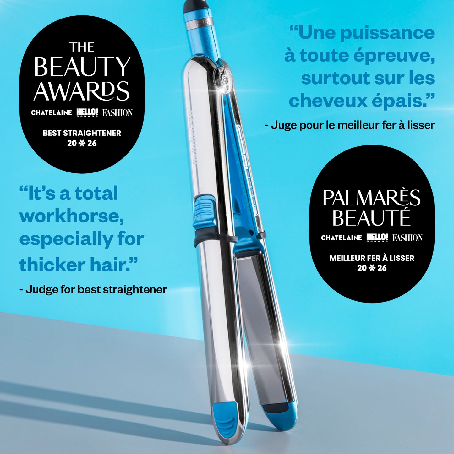 BaBylissPRO Nano Titanium Optima award detail