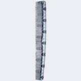 "SKULLETO" Hard Rubber Cutting Comb - 6.9" Seamless & Durable