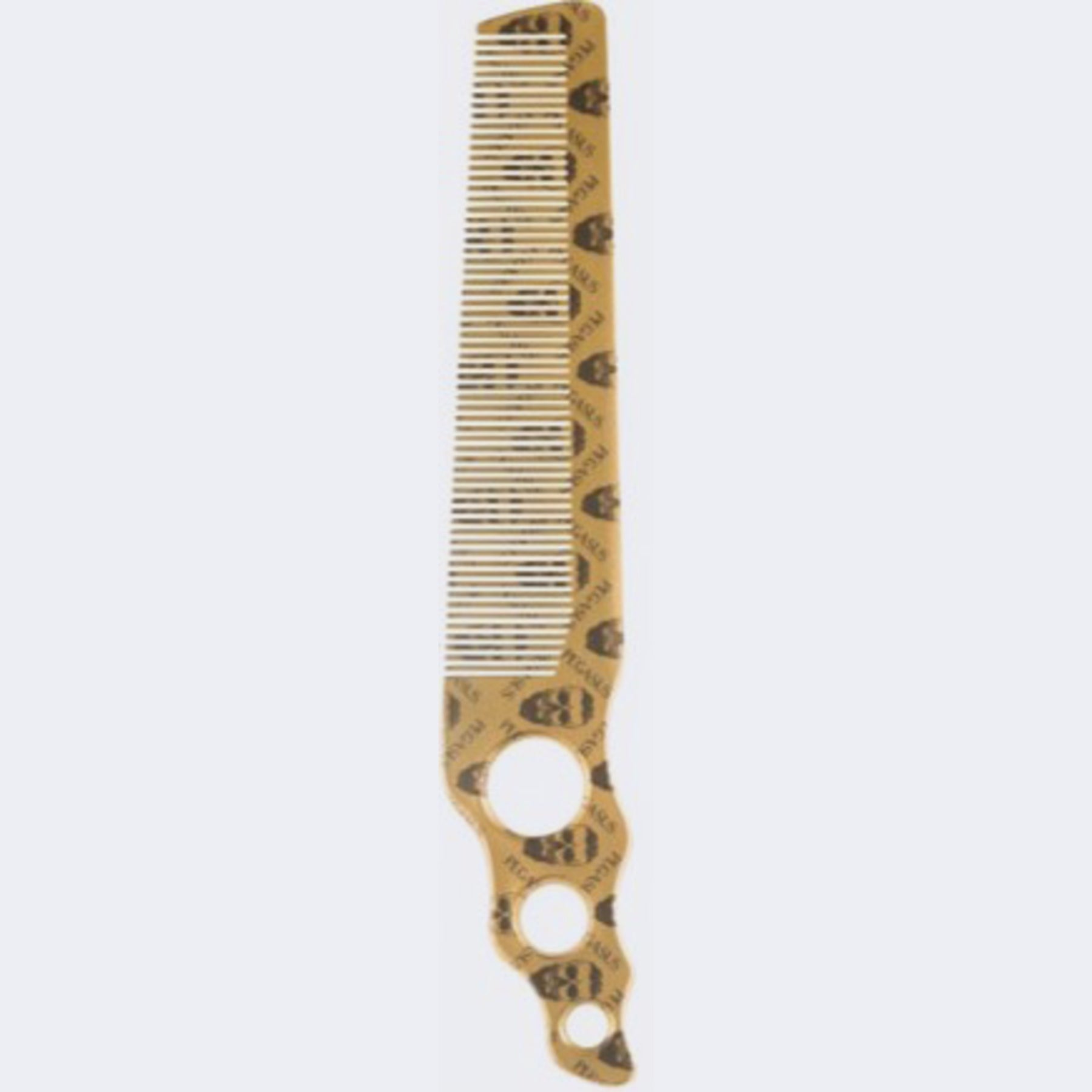 “SKULLETO” HARD RUBBER CLIPPER COMB (8.03")