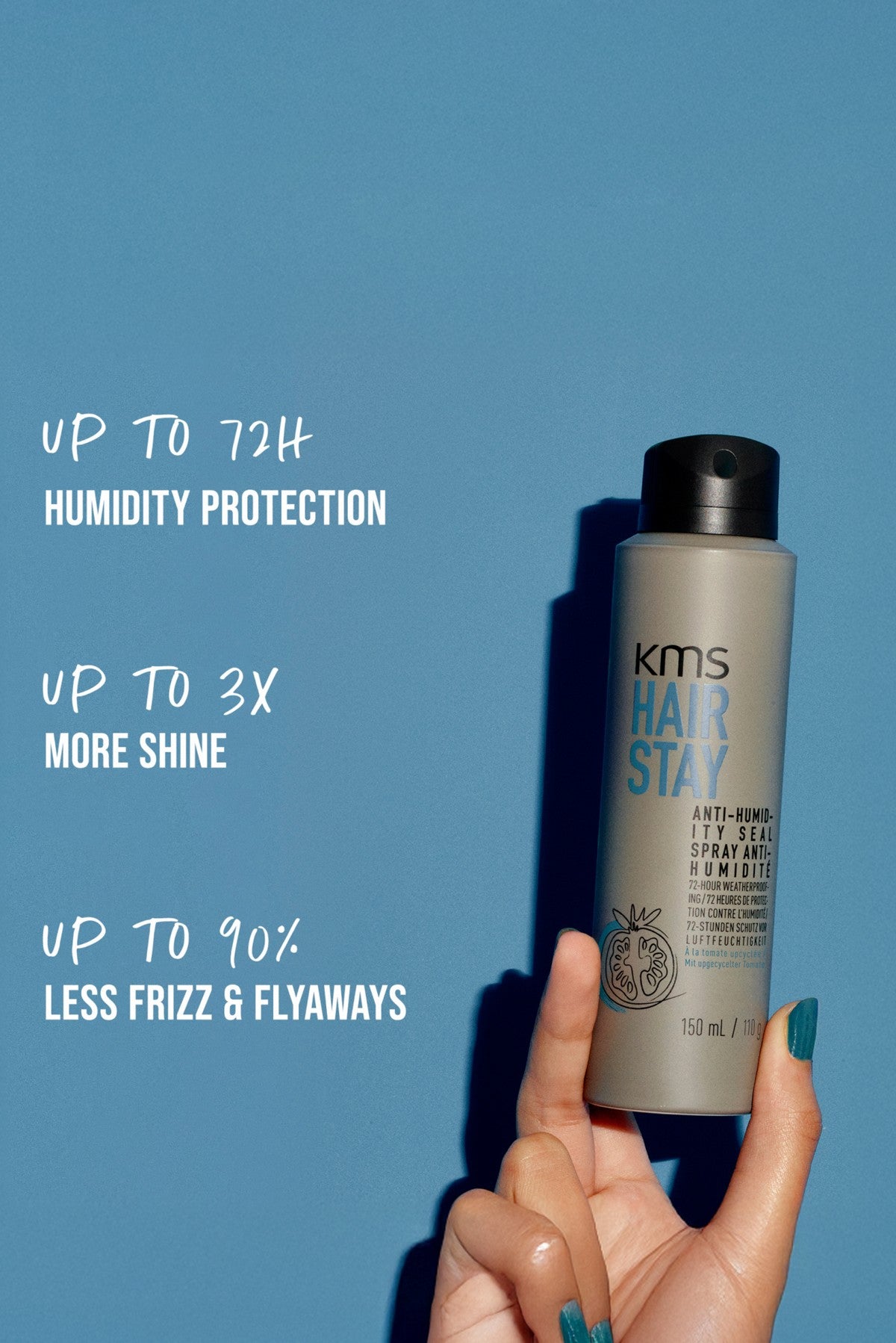 KMS HairStay Anti-Humidity Seal Duo – 150ml — official KMS product image 3