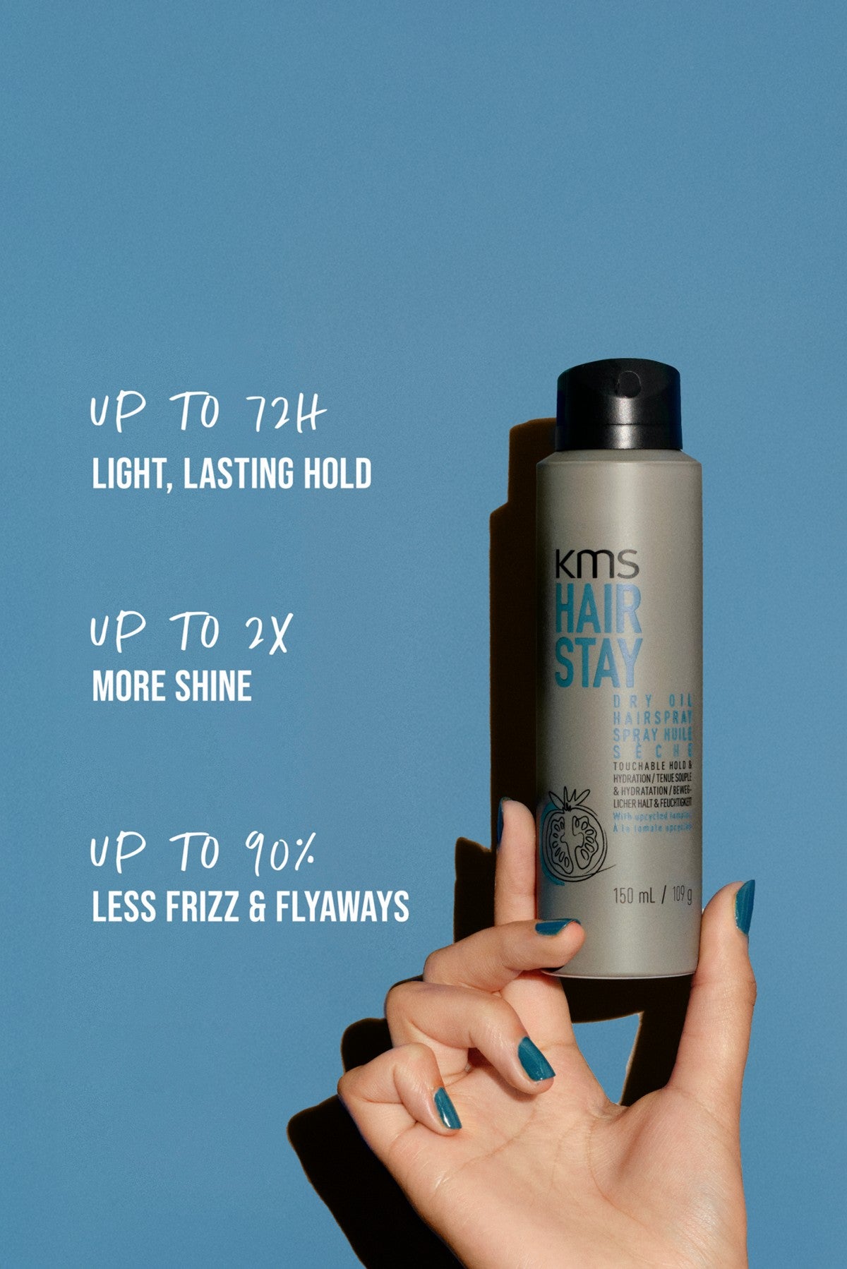 KMS HairStay Dry Oil Hairspray — official KMS product image 3